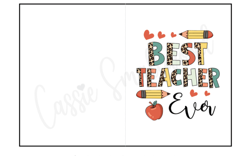 THE BEST Teacher Thank You Cards 21 Free Printables Cassie Smallwood