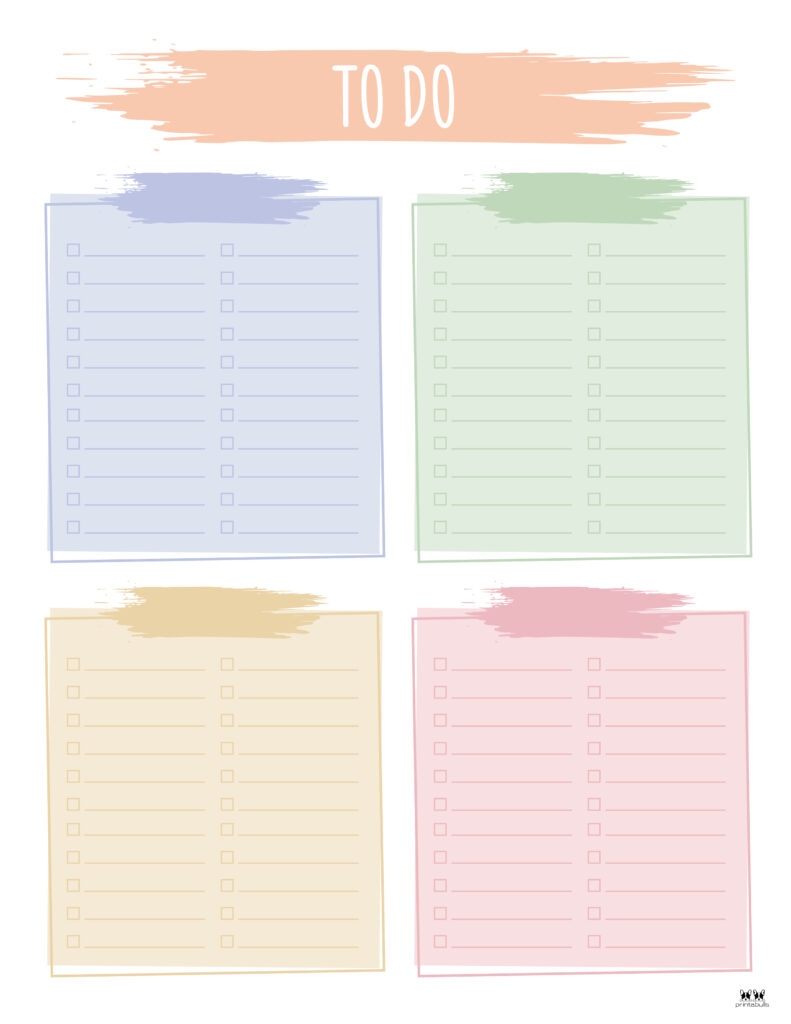 to do list printable