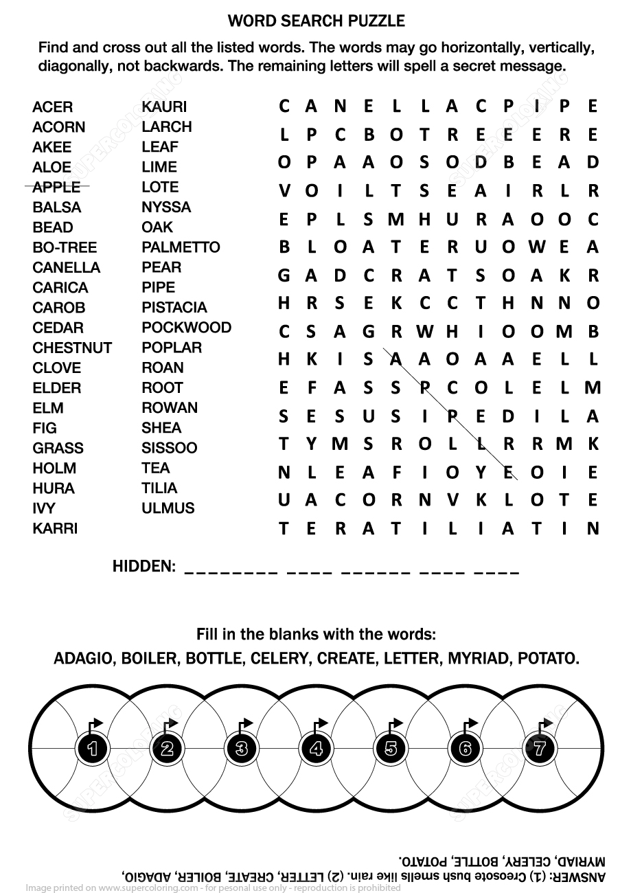 printable word puzzles for adults